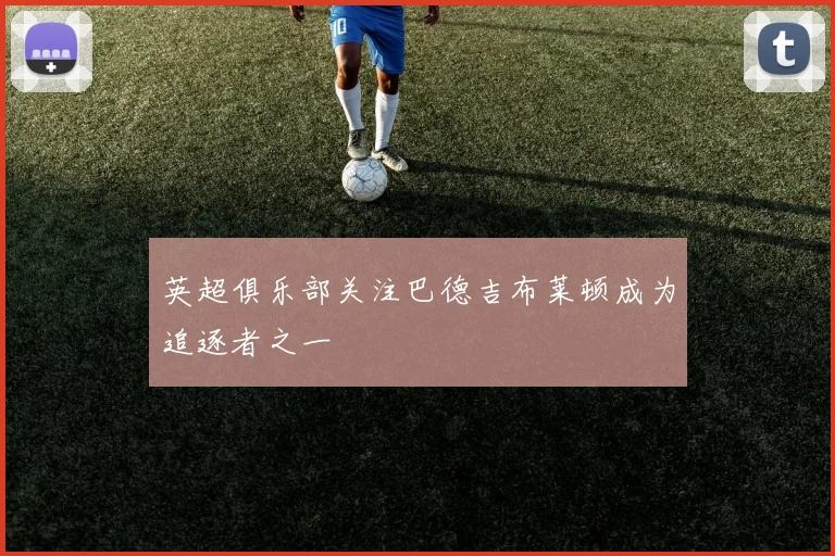 英超俱乐部关注巴德吉布莱顿成为追逐者之一